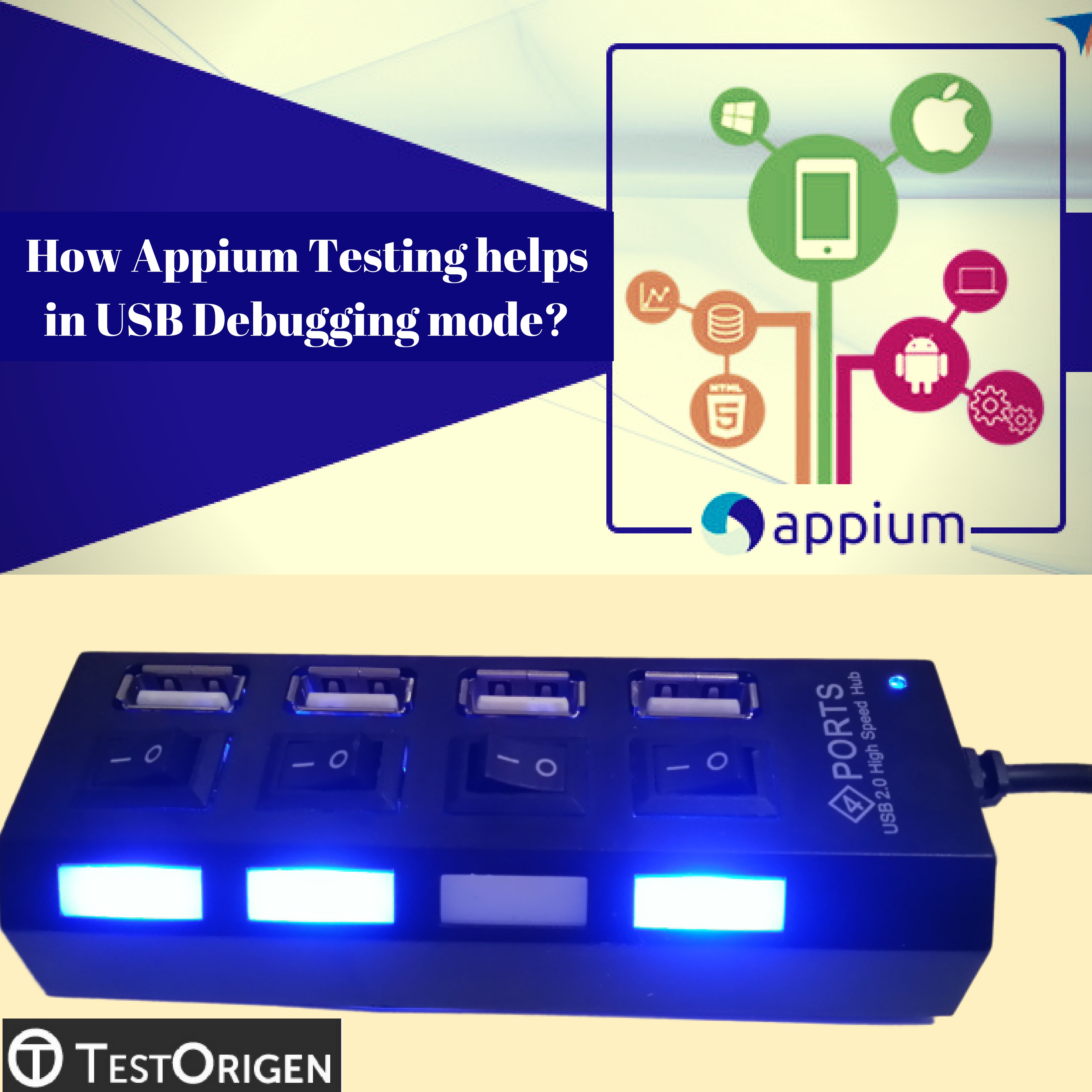How Appium Testing helps in USB Debugging mode?