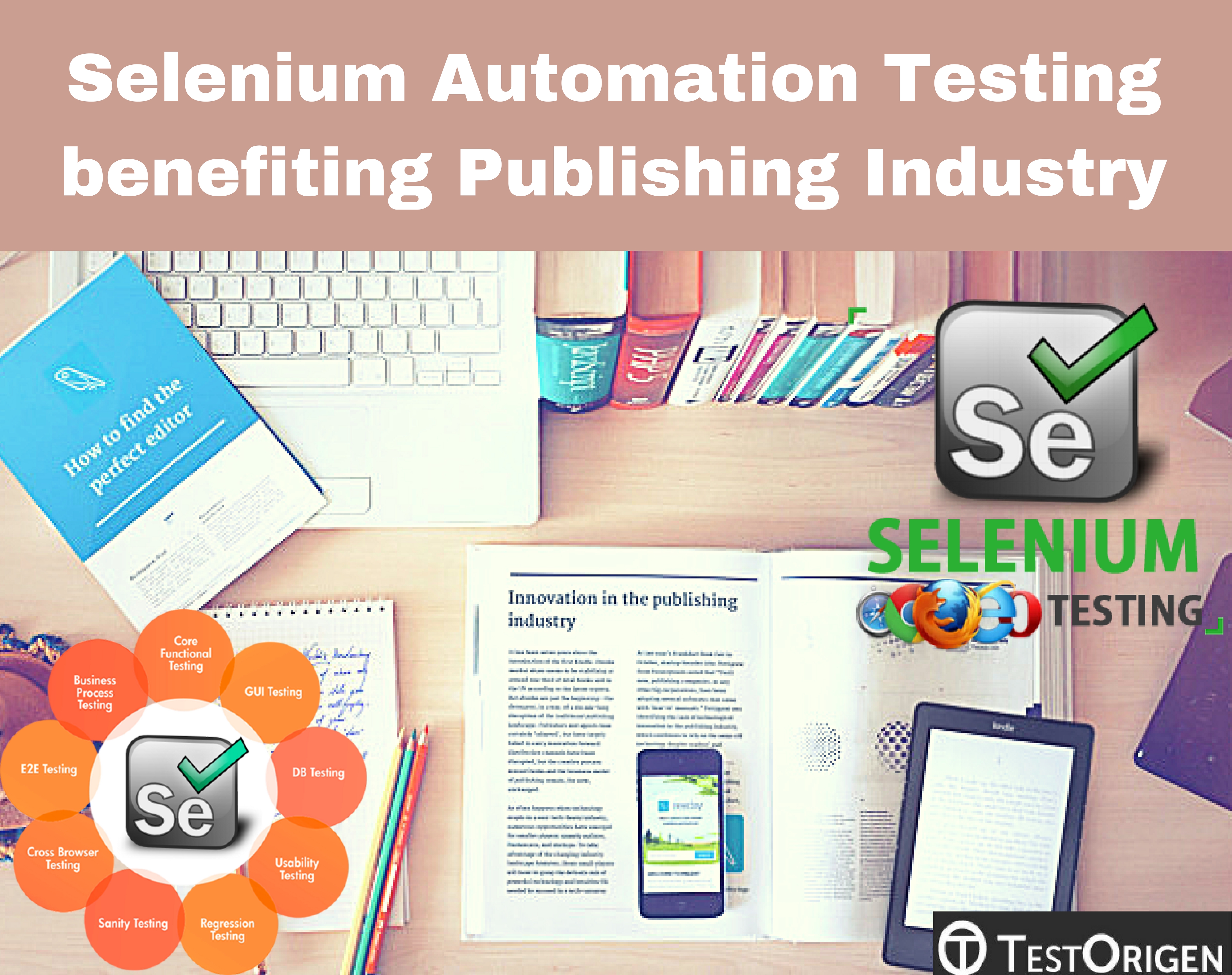 Selenium Automation Testing benefiting Publishing Industry