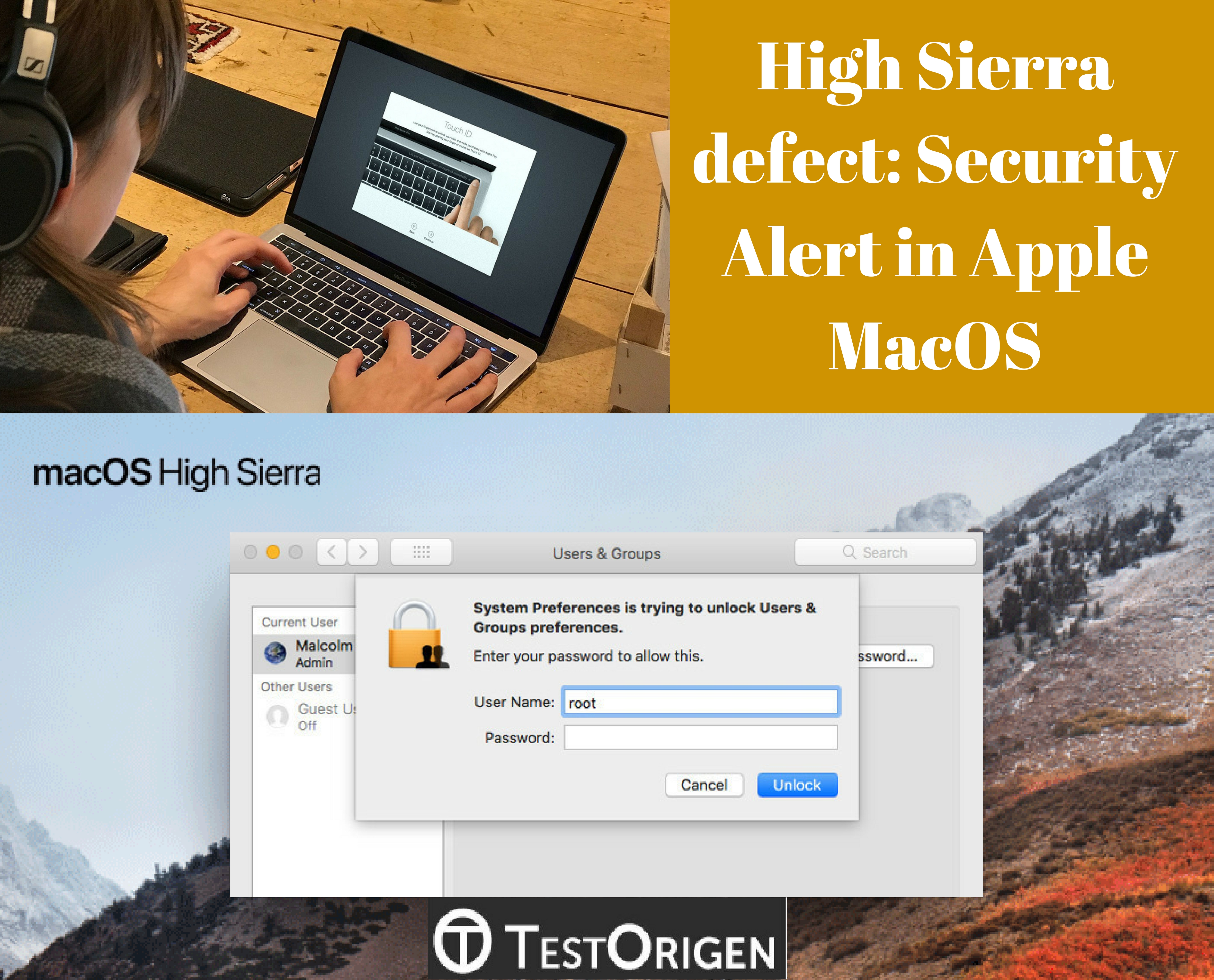 High Sierra defect: Security Alert in Apple MacOS