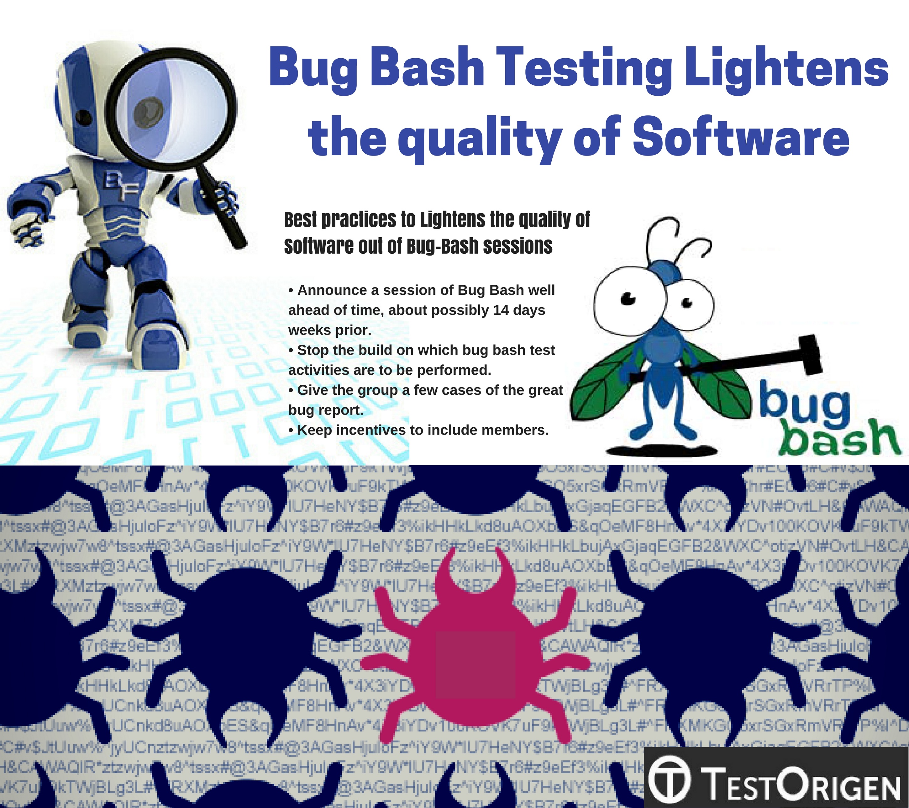 Bug Bash Testing Lightens the quality of Software. bug-bash