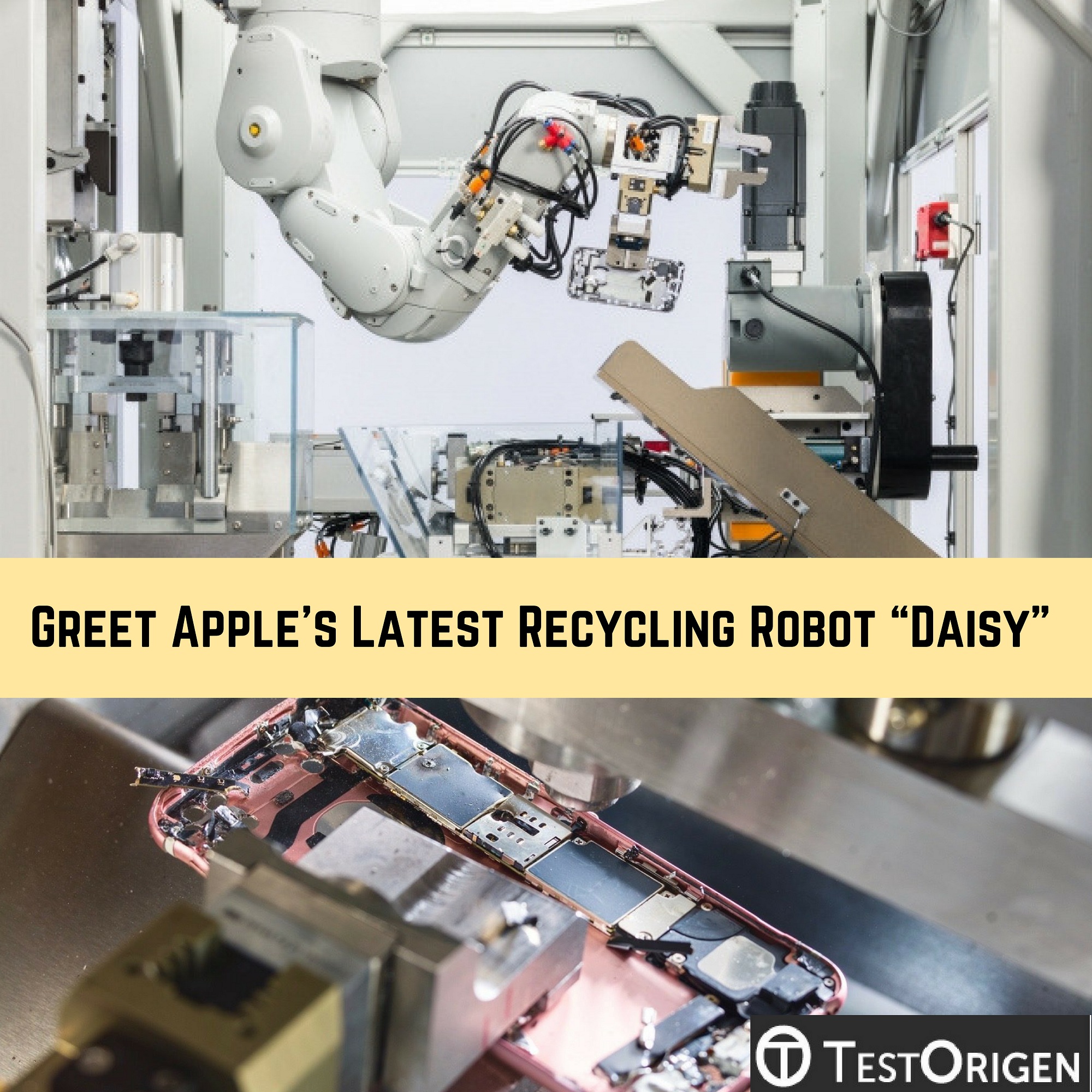 Greet Apple’s Latest Recycling Robot “Daisy”