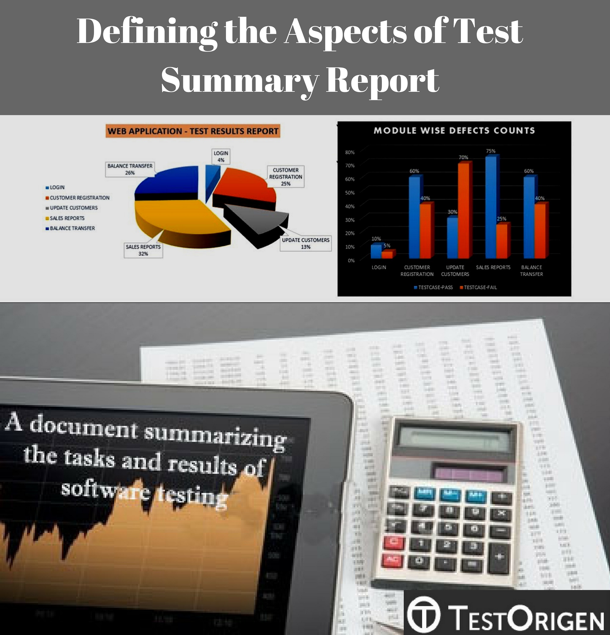 Defining the Aspects of Test Summary Report