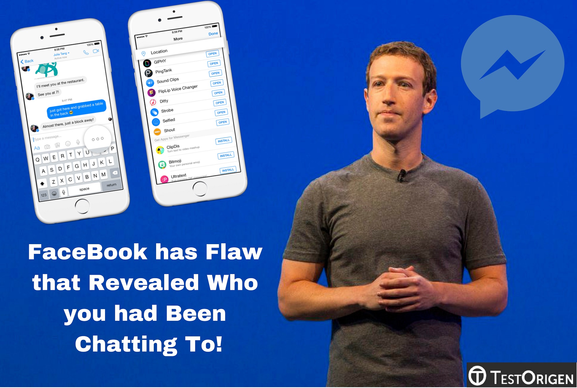 FaceBook has Flaw that Revealed Who you had Been Chatting To!