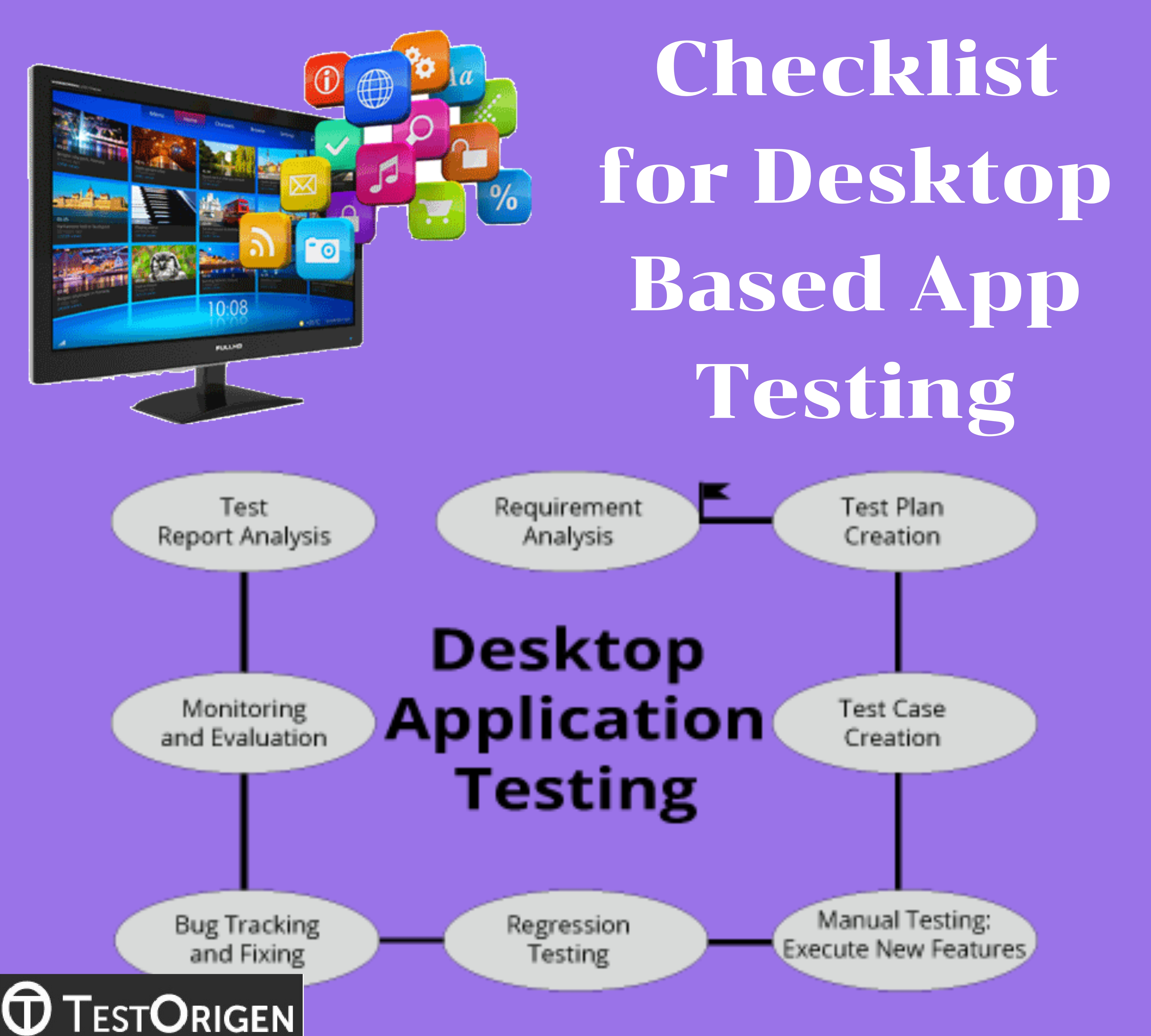 Checklist for Desktop Based App Testing. desktop based applications