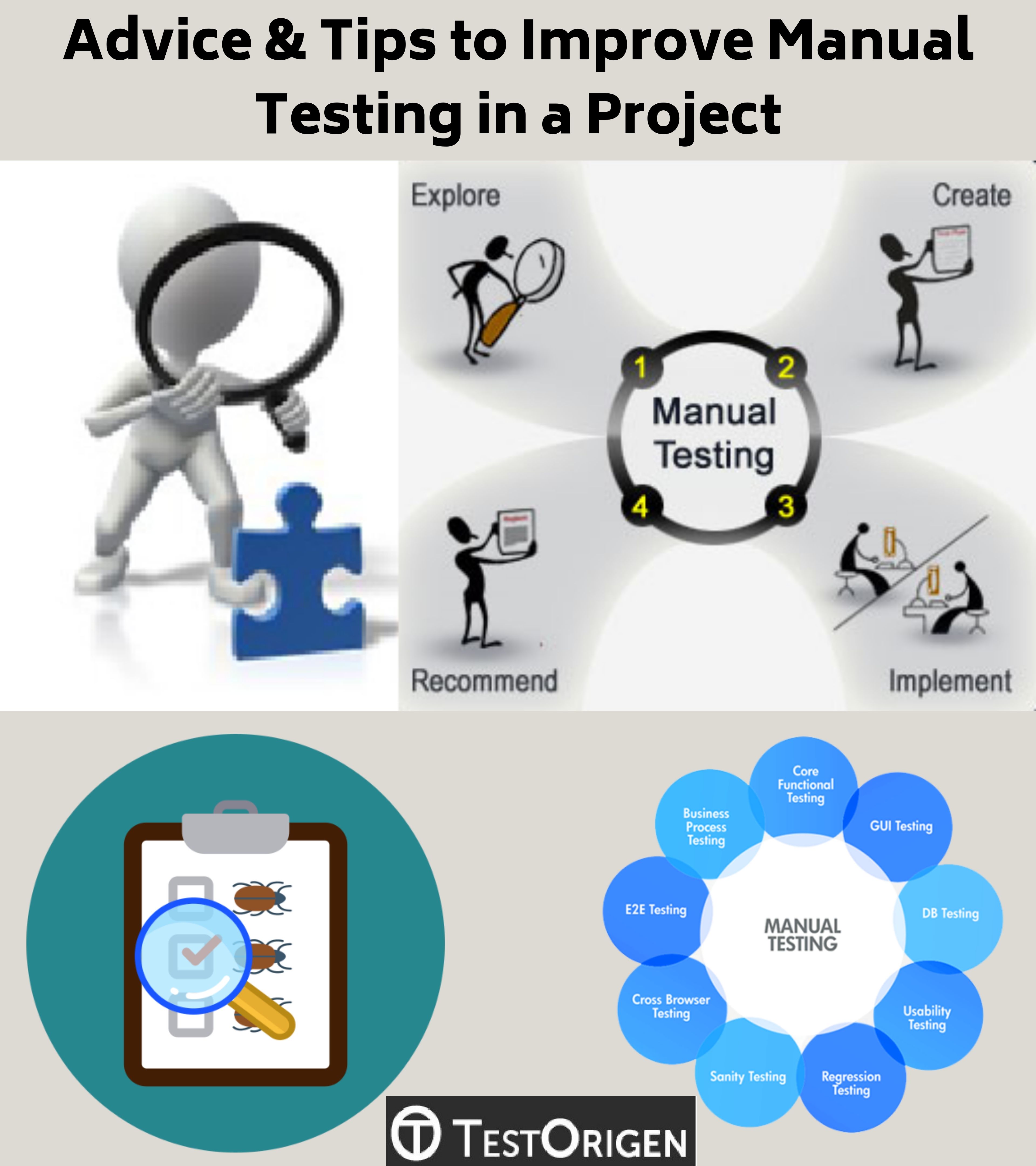 Advice Tips To Improve Manual Testing In A Project Testorigen