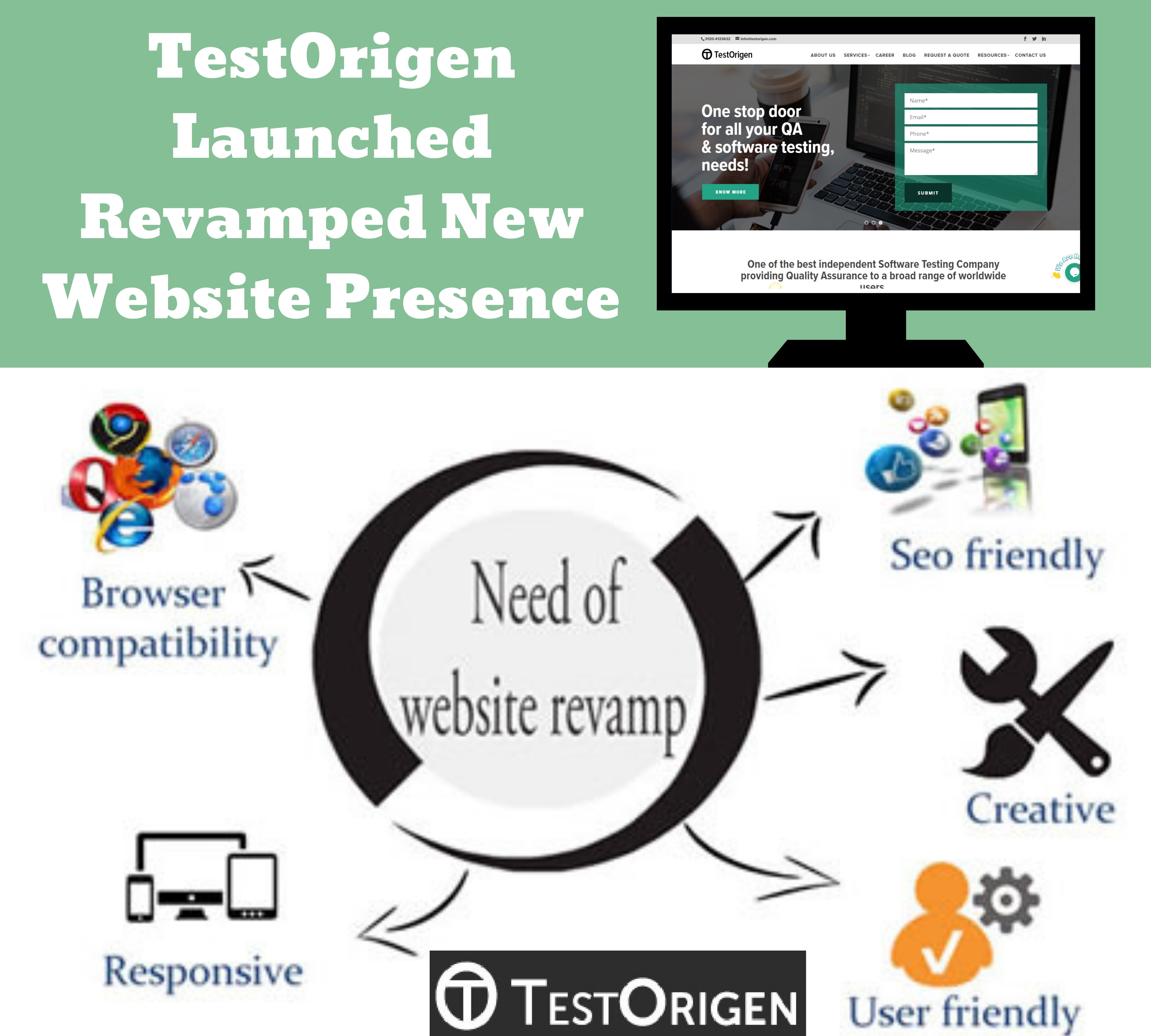 TestOrigen Launched Revamped New Website Presence