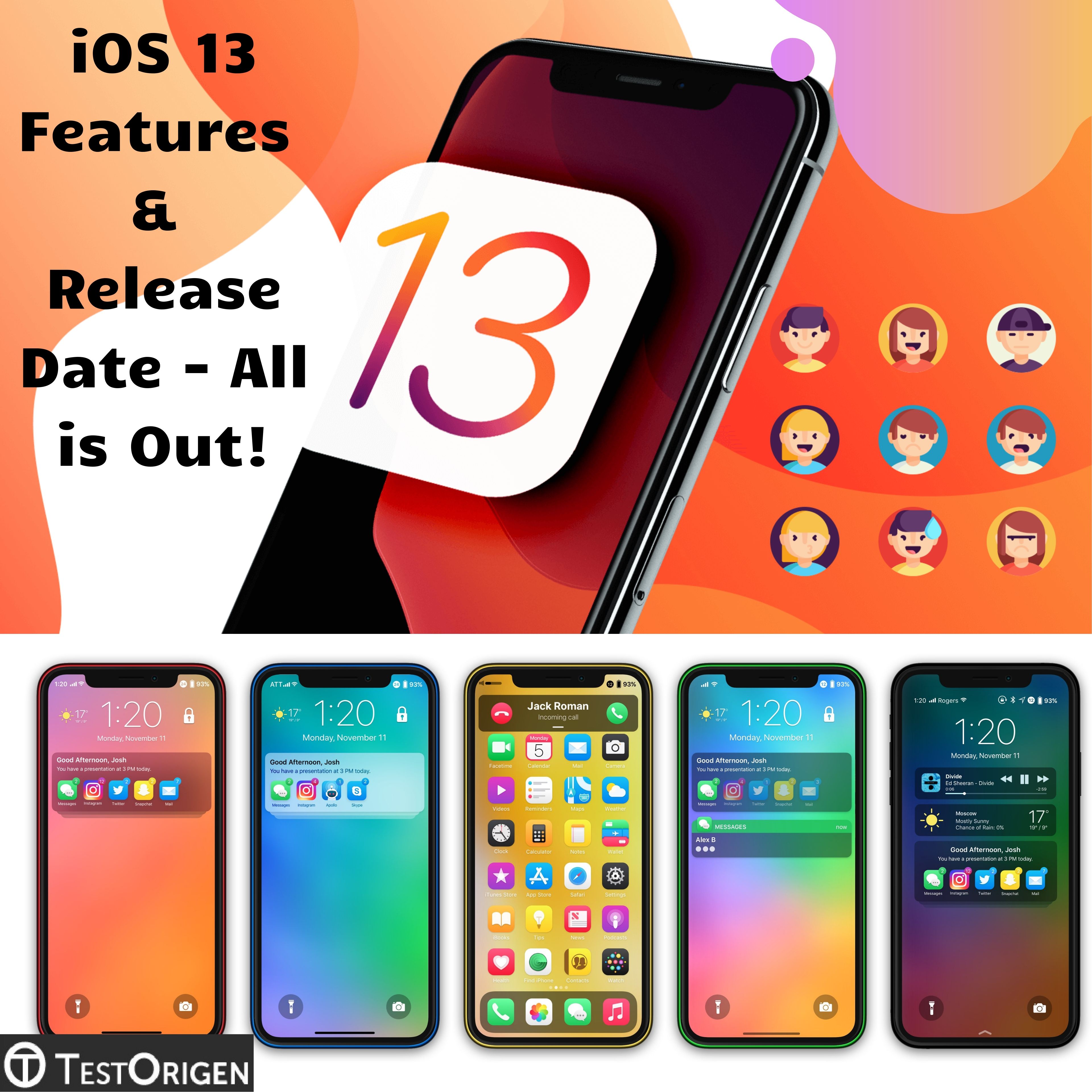 iOS 13 Features & Release Date – All is Out!
